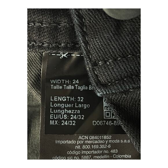 G-Star Raw jeans Lyn mid waist skinny dark blue size 24x32 - Picture 6 of 6